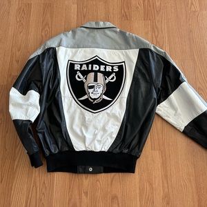JH RAIDERS LEATHER JACKET XL